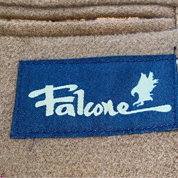 Vintage Falcone Men’s Long Dress Coat With Tye Belt Like New - Picture 13 of 17